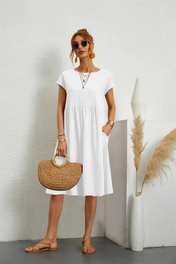 Nova Everyday Casual Pocket Dress For Daily Wear Online