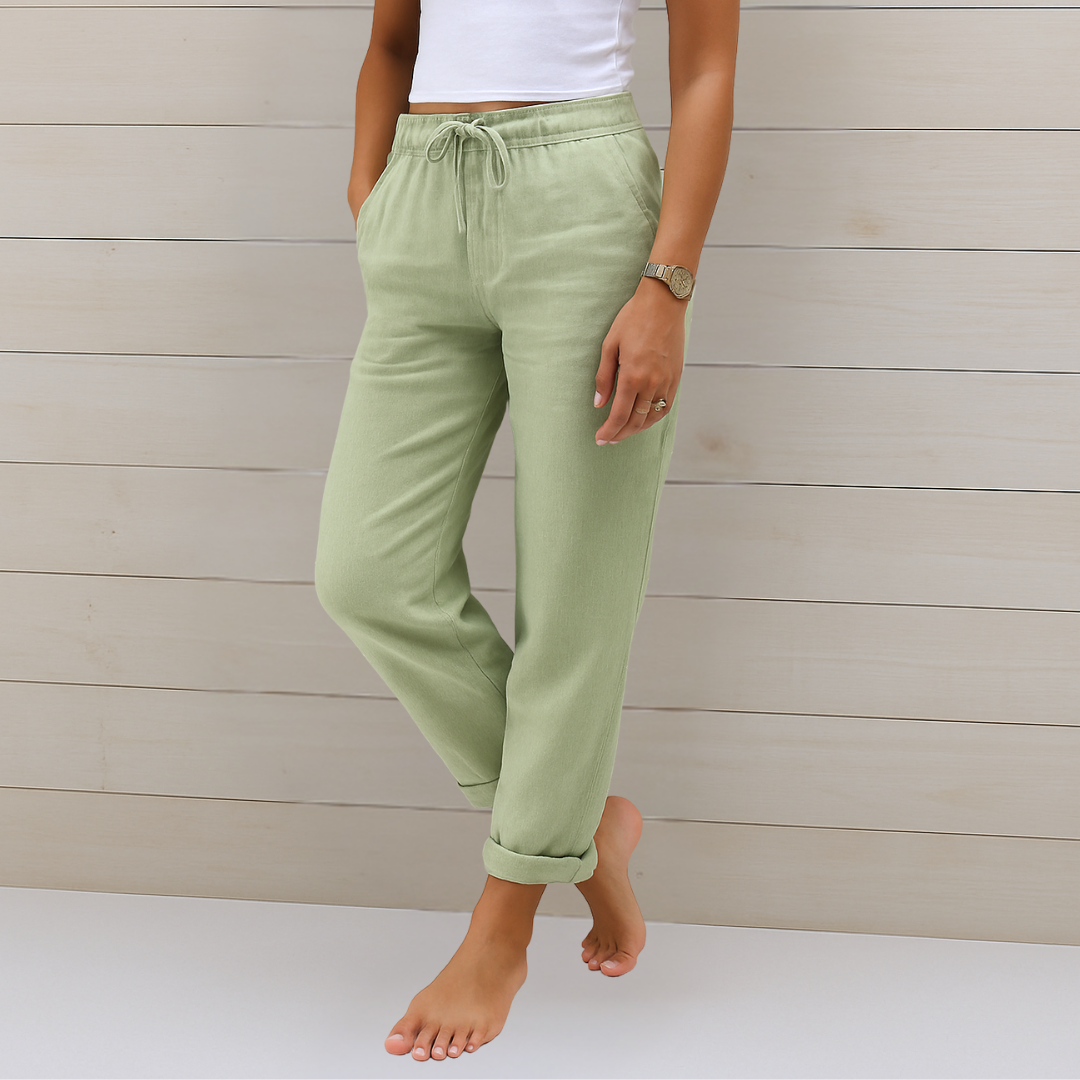 AstraFit Premium Breathable Pants With Elastic Waist