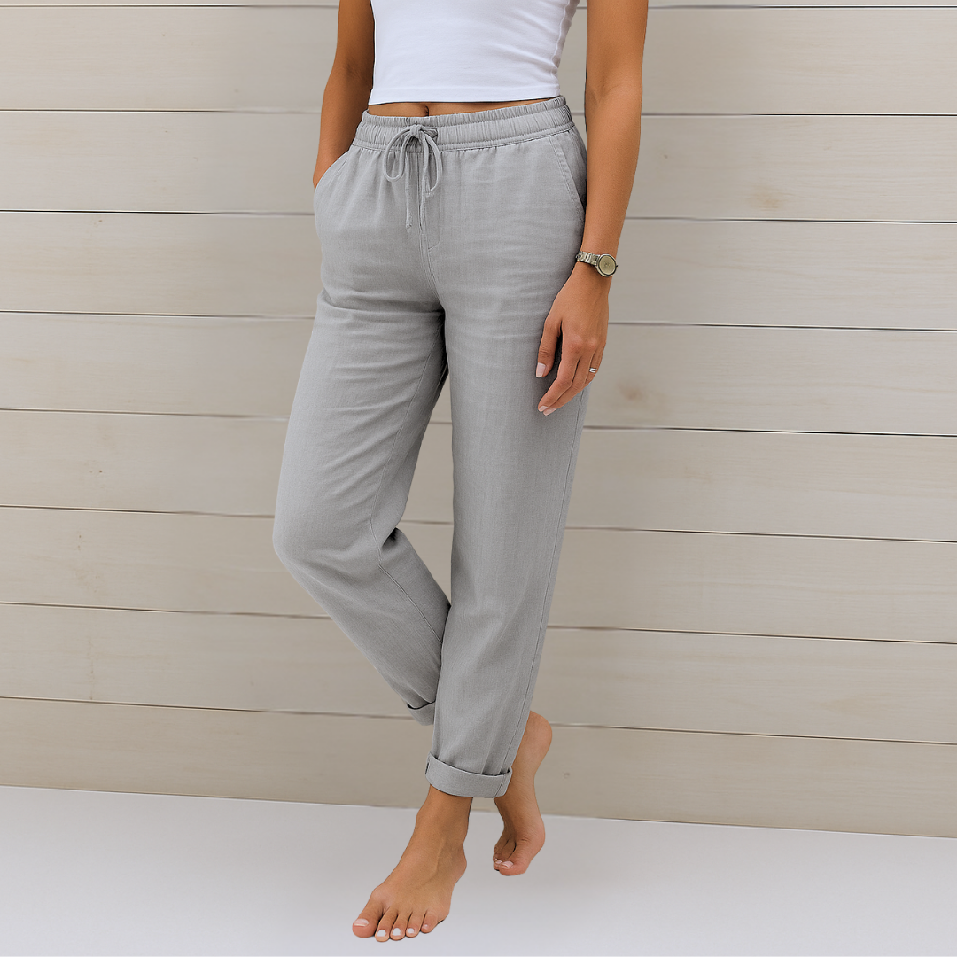 AstraFit Premium Breathable Pants With Elastic Waist