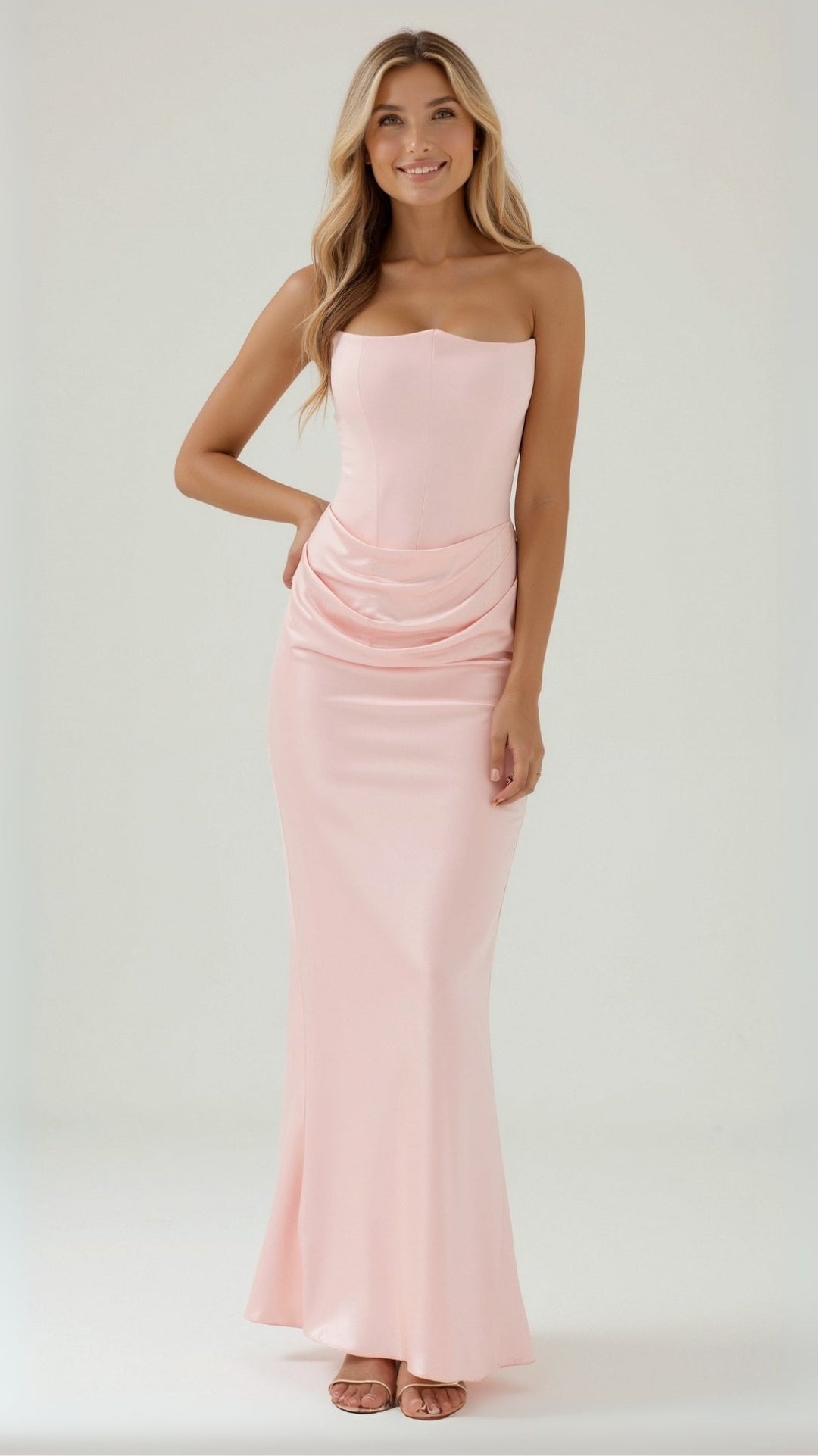 Aurelia Royale Women's Wedding Guest Column Maxi Dress