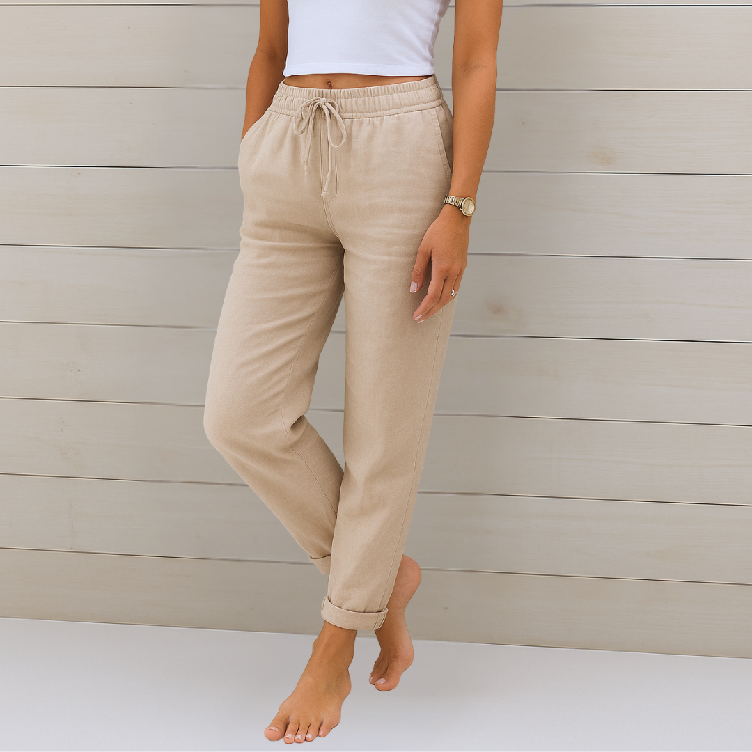 AstraFit Premium Breathable Pants With Elastic Waist