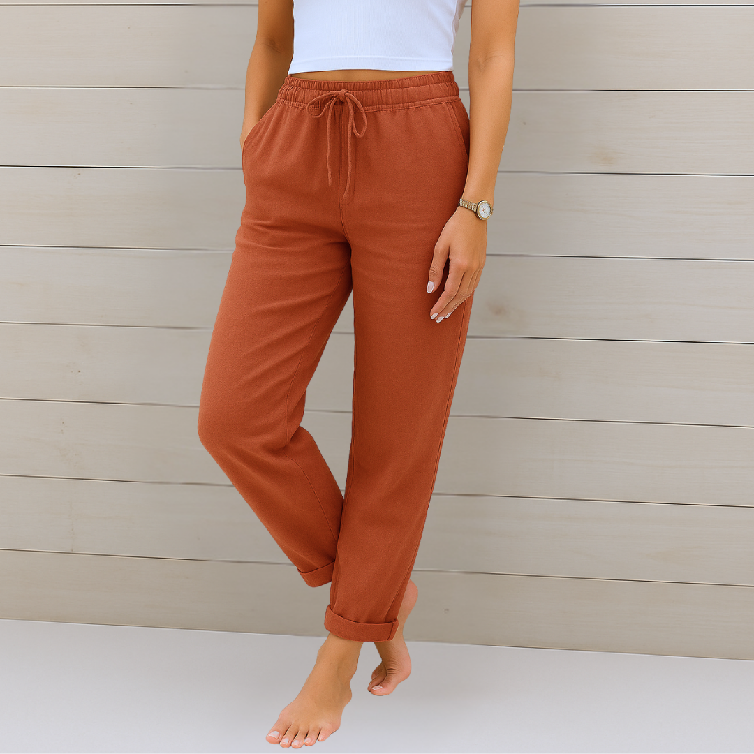 AstraFit Premium Breathable Pants With Elastic Waist