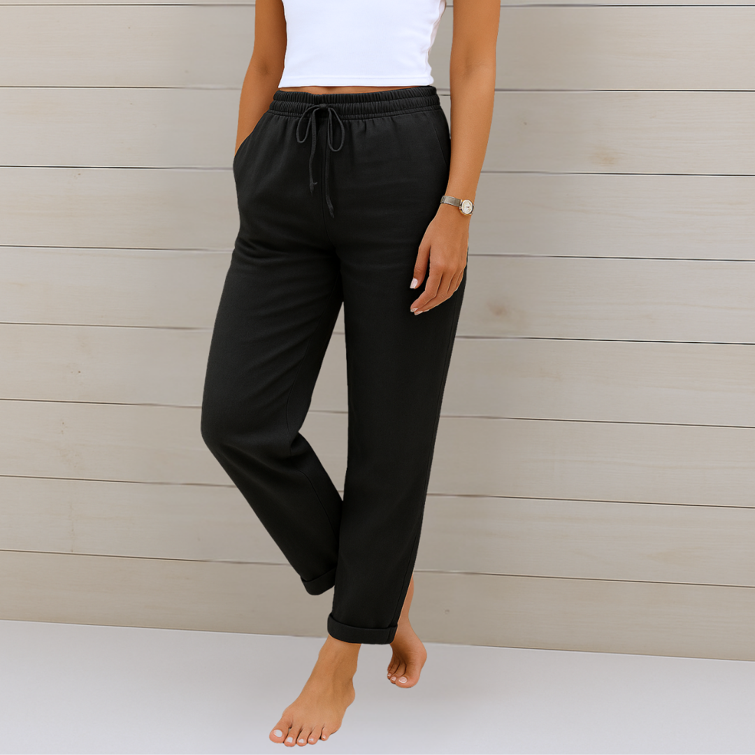 AstraFit Premium Breathable Pants With Elastic Waist