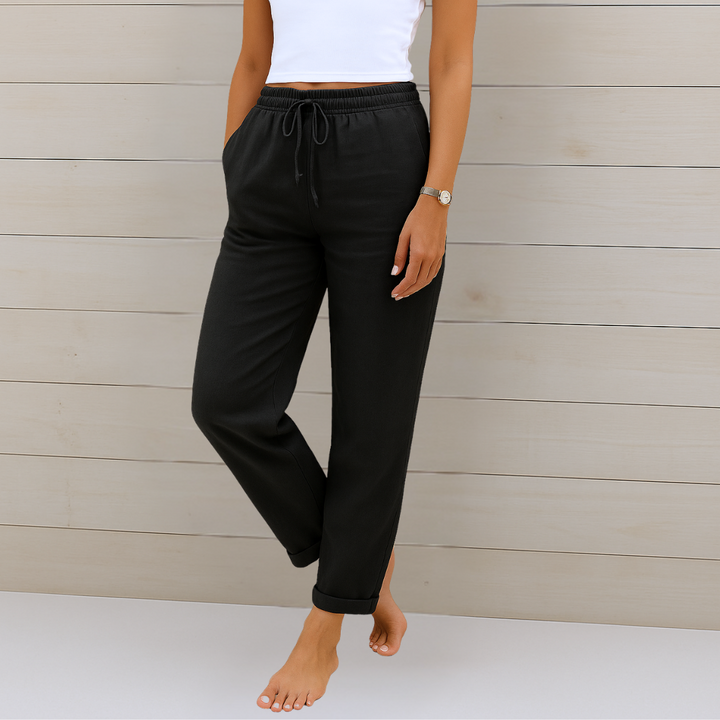 AstraFit Premium Breathable Pants With Elastic Waist