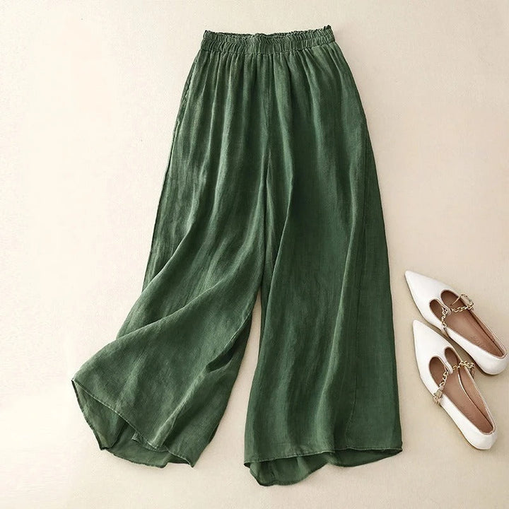 Nova Elegant Loose Waistband Pants For Everyday Wear