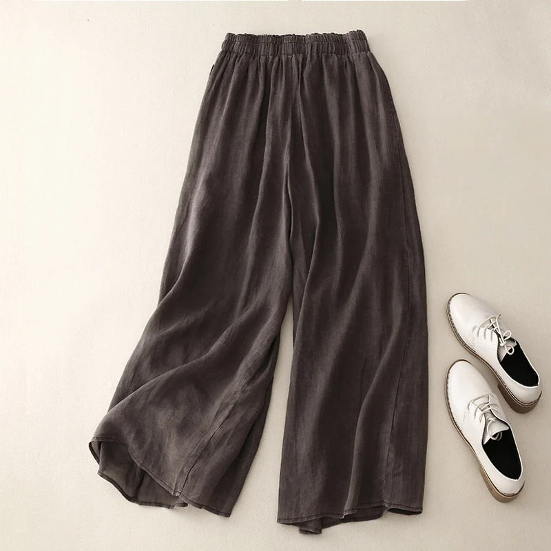 Nova Elegant Loose Waistband Pants For Everyday Wear