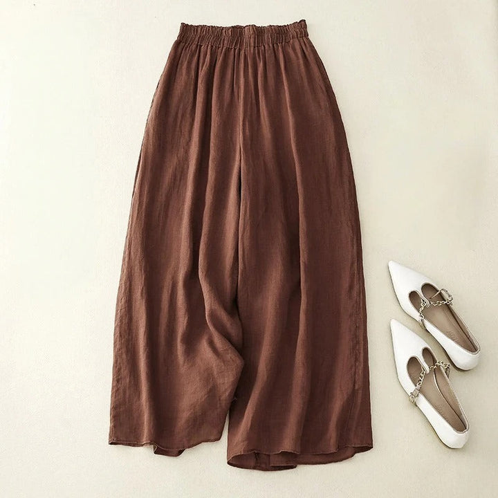Nova Elegant Loose Waistband Pants For Everyday Wear