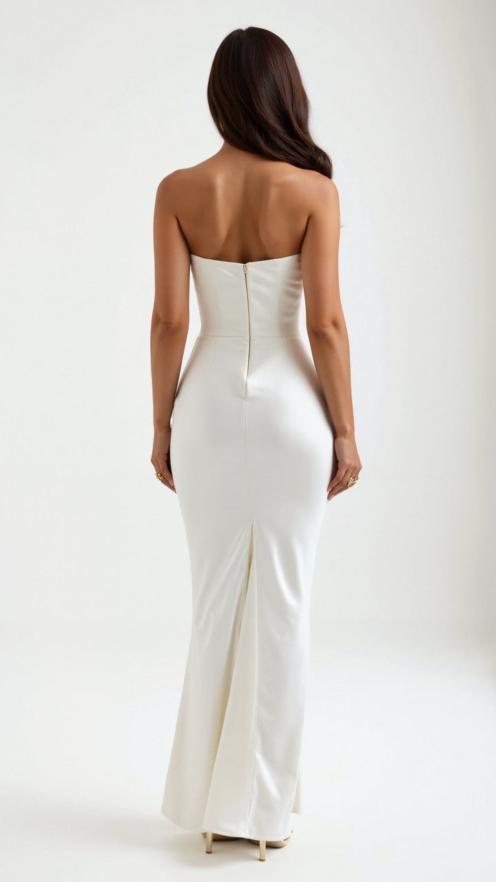 Aurelia Royale Women's Wedding Guest Column Maxi Dress