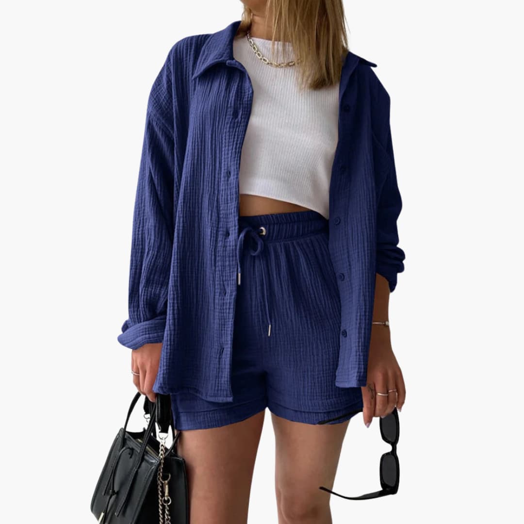 Nova Chic And Casual Two Piece Set For Summer And Everyday Wear