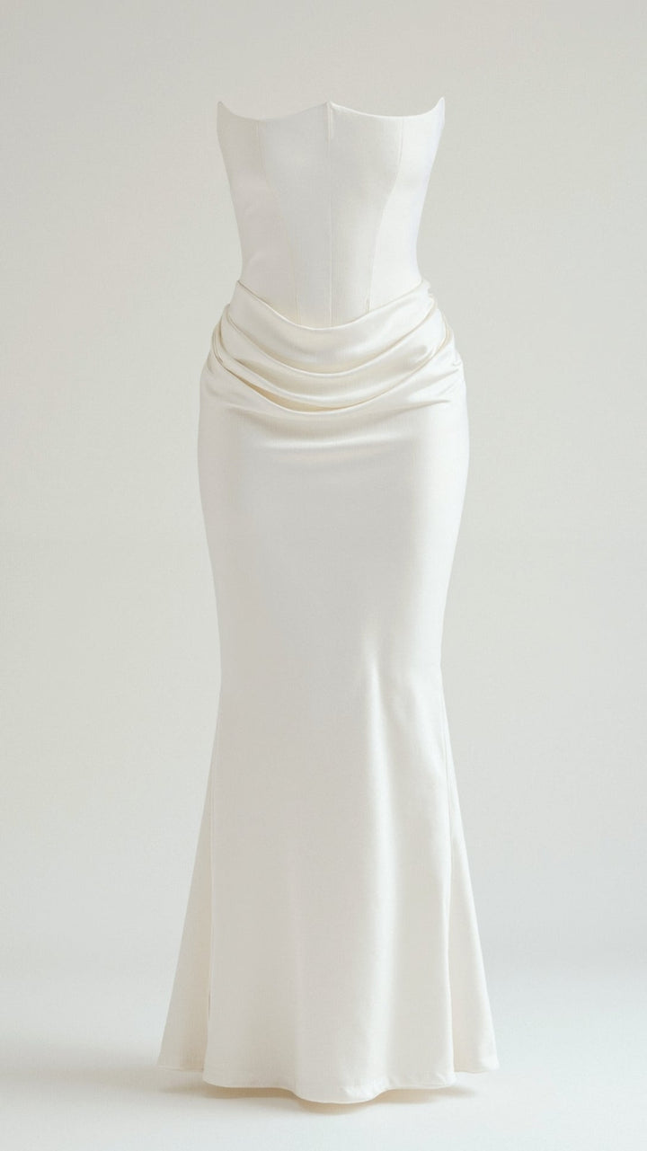 Aurelia Royale Women's Wedding Guest Column Maxi Dress