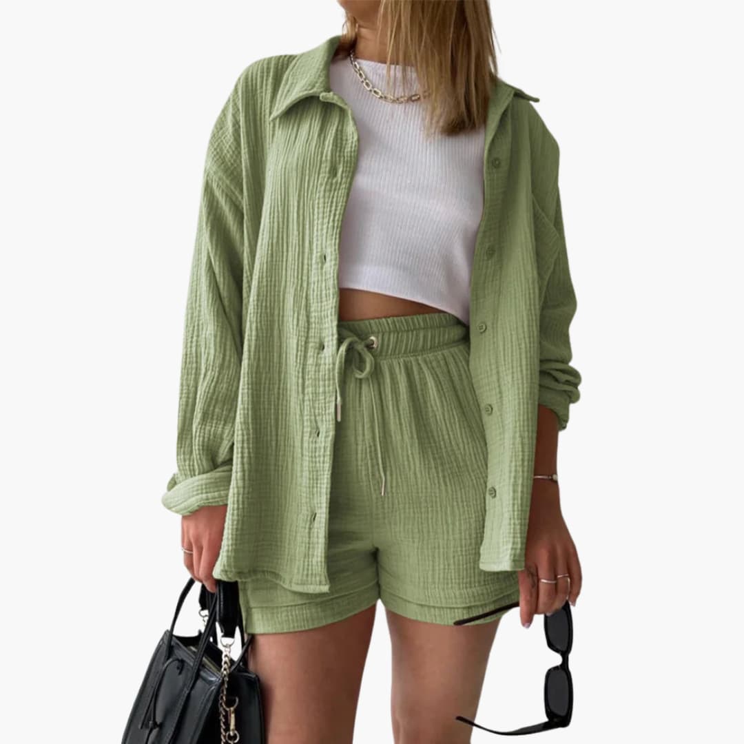 Nova Chic And Casual Two Piece Set For Summer And Everyday Wear