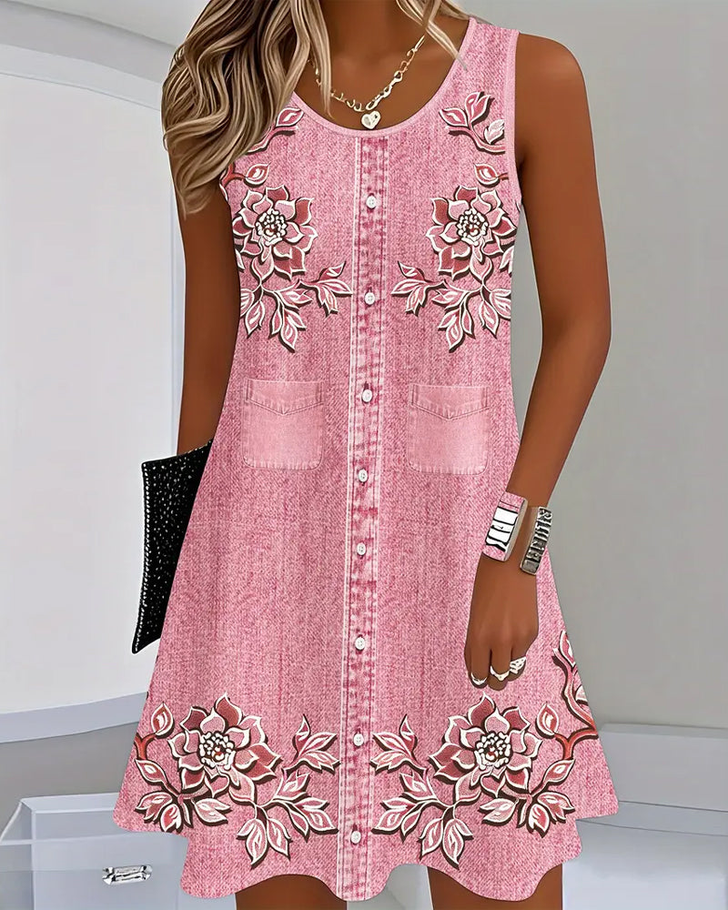 LumaNova Sleeveless Stylish Dress For Effortless Day To Night Style Everyday Wear