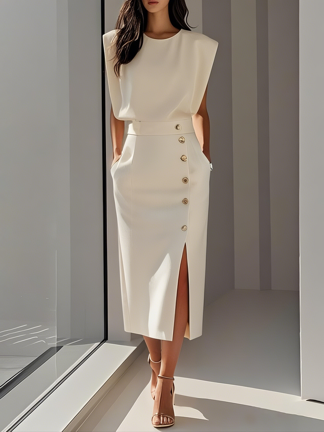 Azureline Effortless Charm Midi Dress Edition For Everyday Wear Seasonal Wardrobe