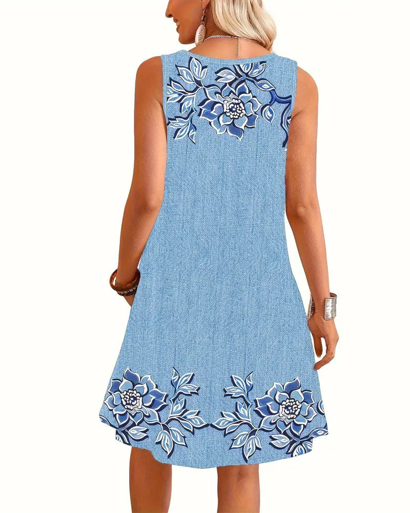 LumaNova Sleeveless Stylish Dress For Effortless Day To Night Style Everyday Wear