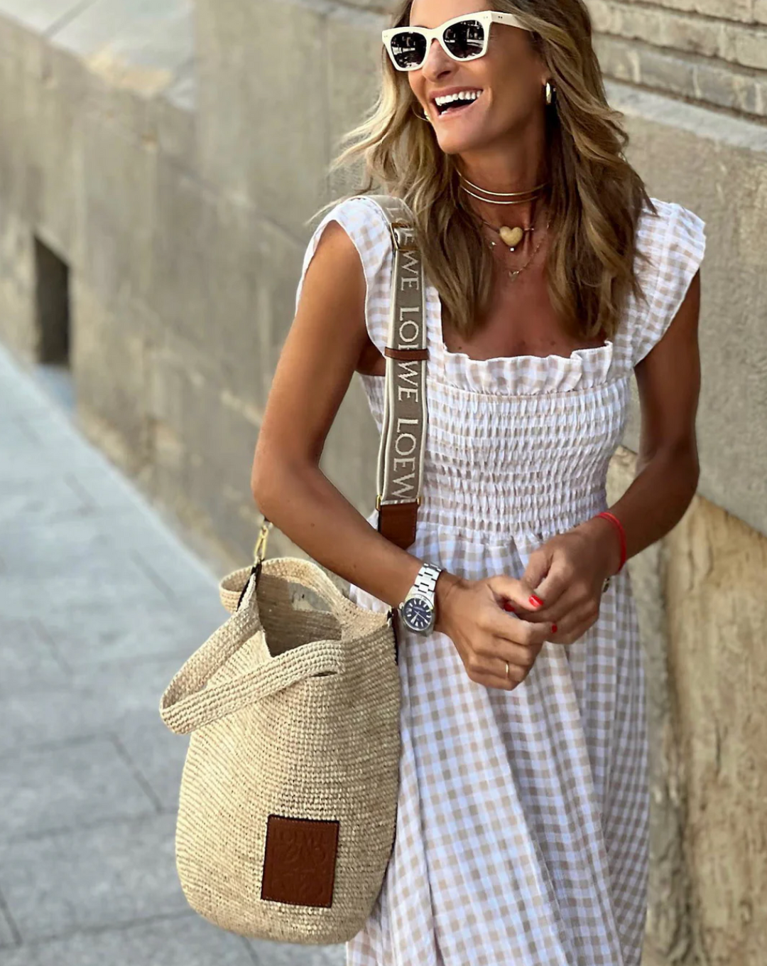 Aurelia Smocked Casual Events Maxi Dress For Women