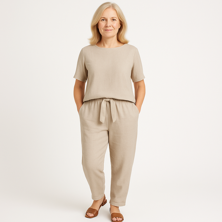 NovaVea Elegant Summer 2-Piece Set For Women Lightweight And Chic
