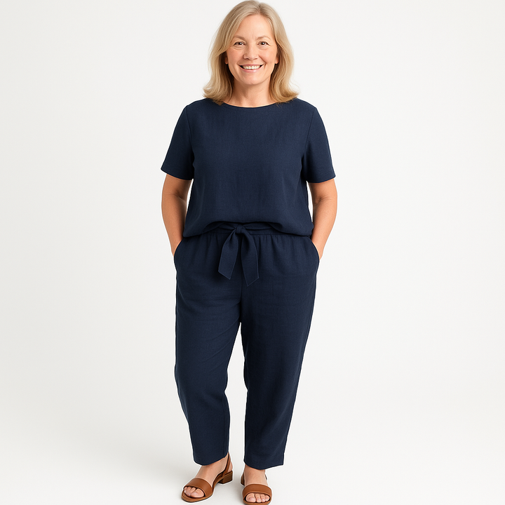 NovaVea Elegant Summer 2-Piece Set For Women Lightweight And Chic