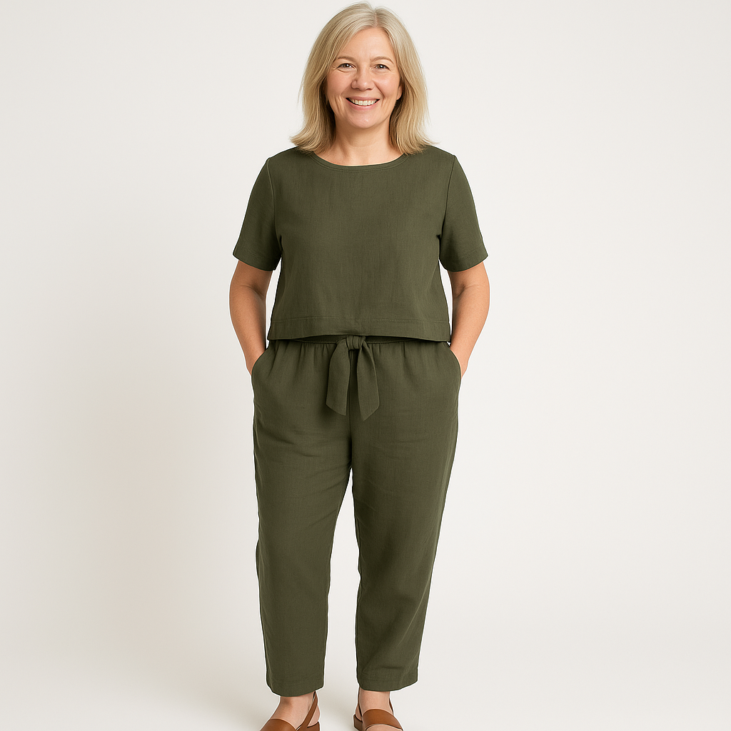 NovaVea Elegant Summer 2-Piece Set For Women Lightweight And Chic