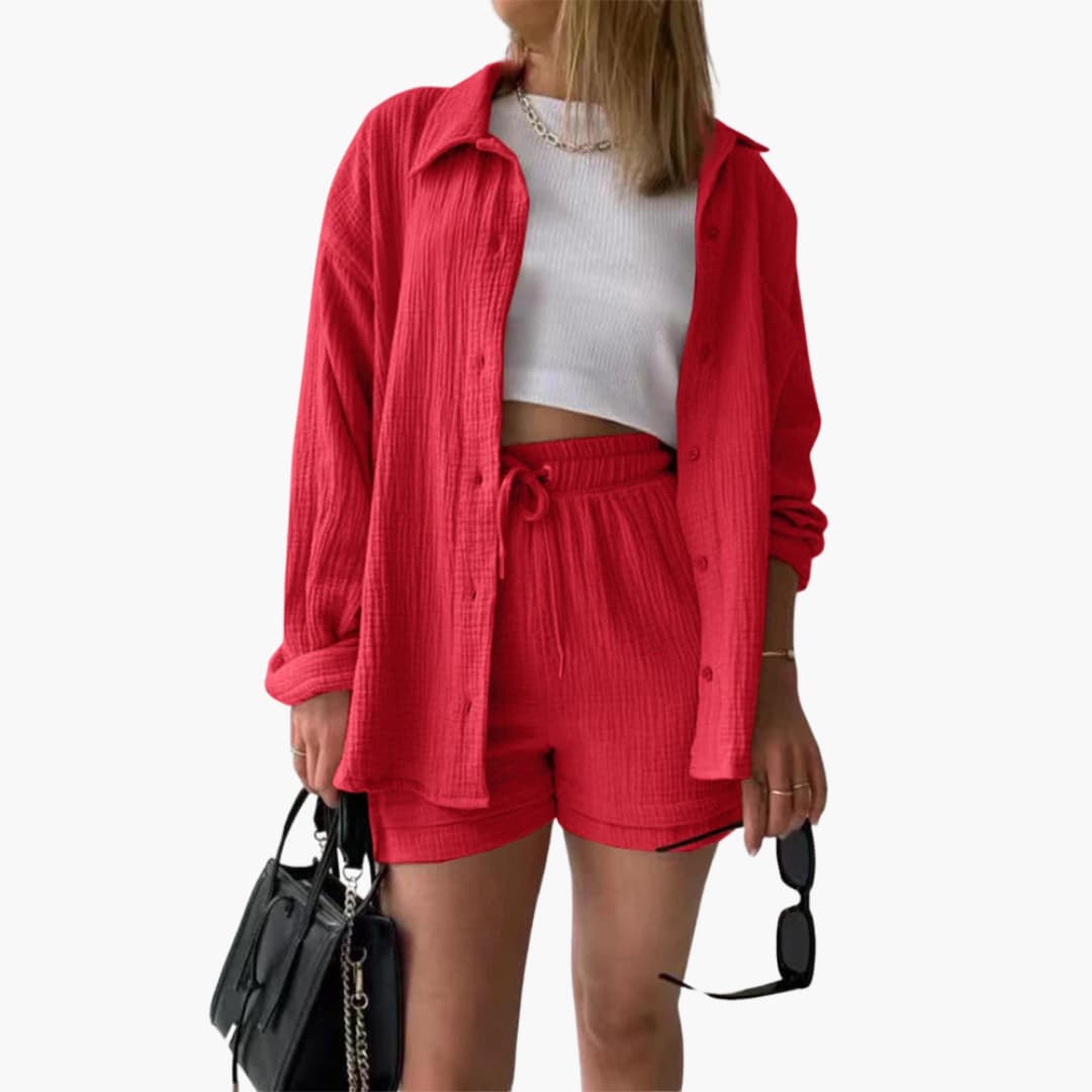 Nova Chic And Casual Two Piece Set For Summer And Everyday Wear