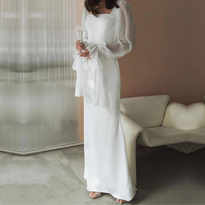 Aurelia Women’s Square-Neck Evening Maxi Dress Collection