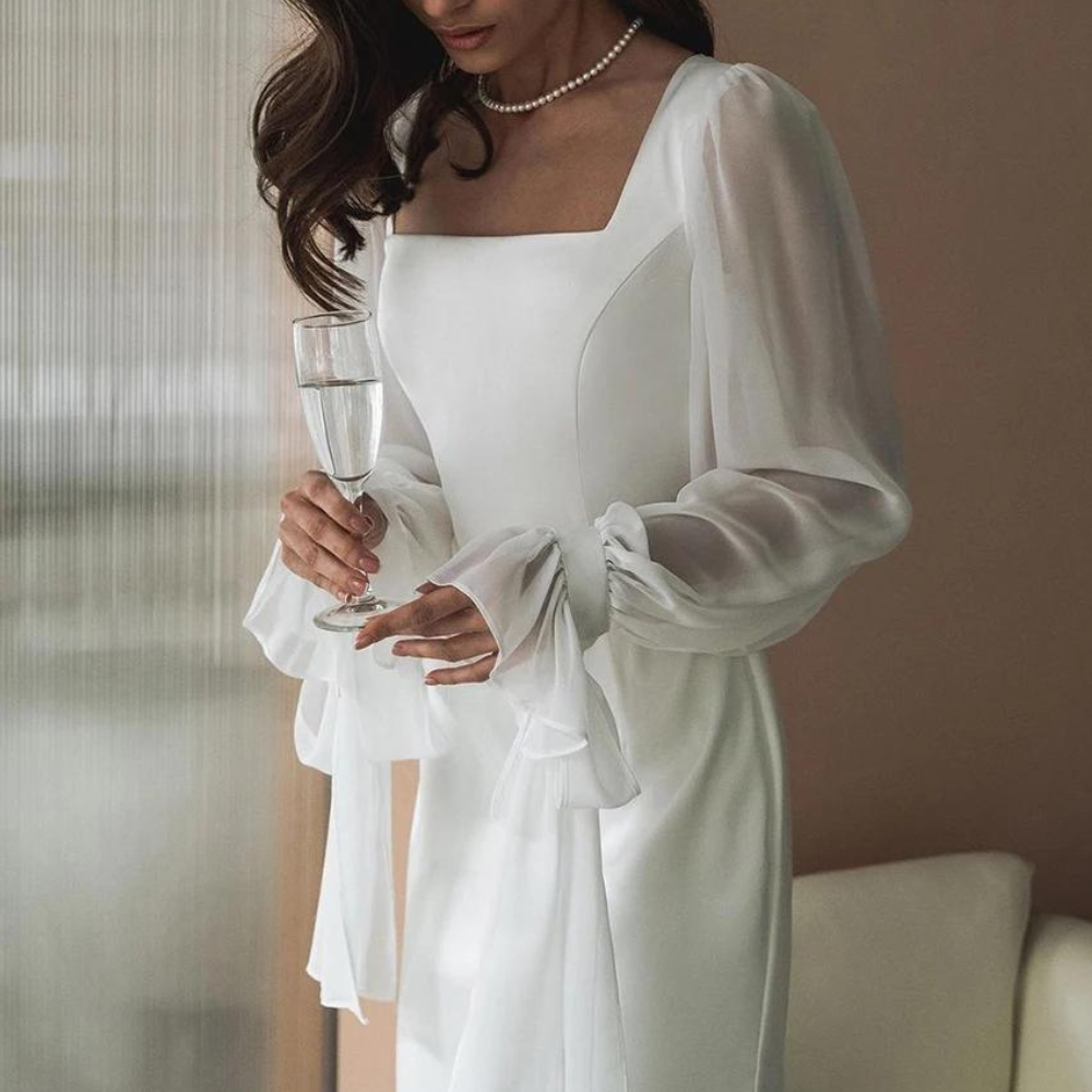 Aurelia Women’s Square-Neck Evening Maxi Dress Collection