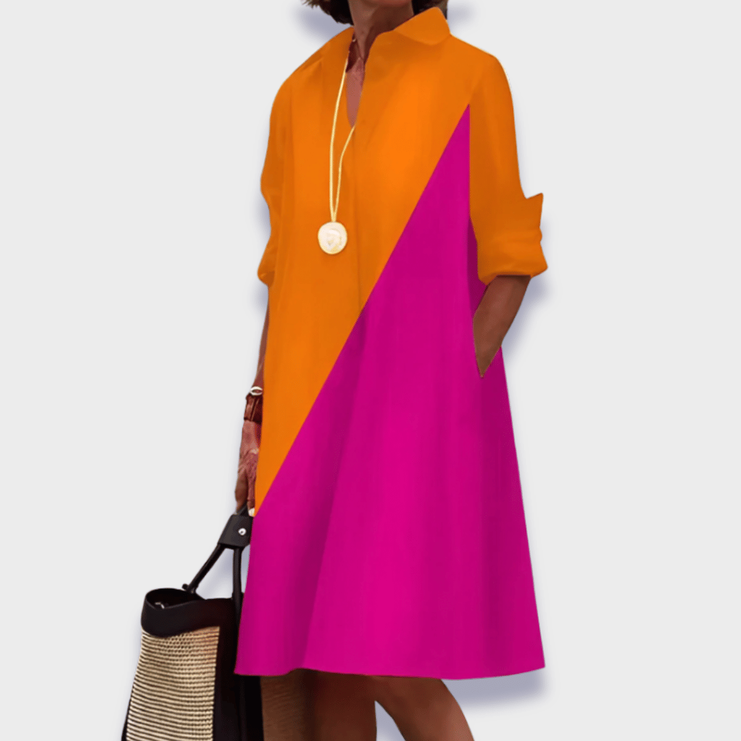 Nova Elegant Midi Polo Dress For Women Everyday Wear