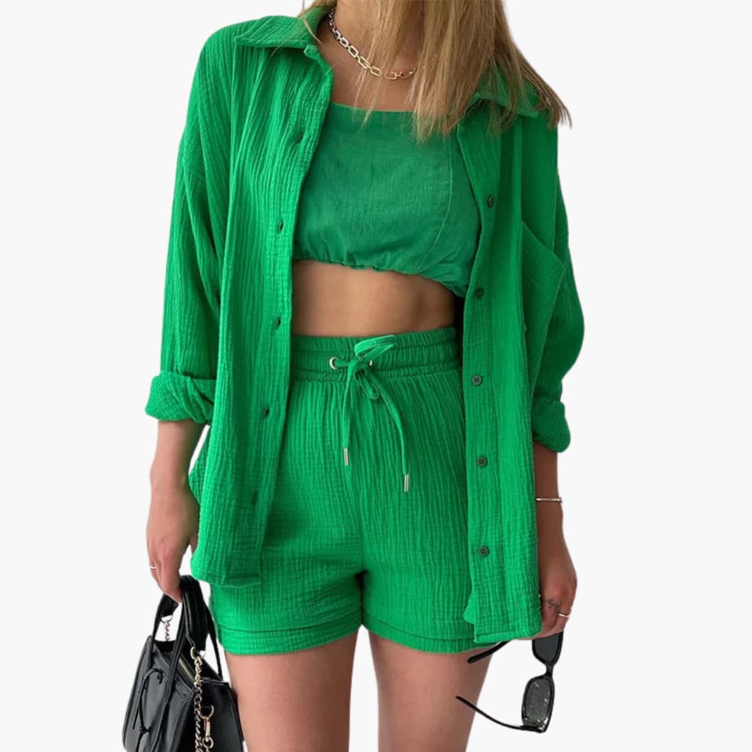 Nova Chic And Casual Two Piece Set For Summer And Everyday Wear