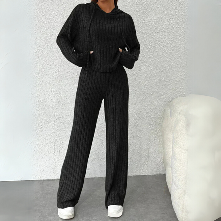 Horizon Lane Cozy Hooded Sweat Set for Everyday Home Lounging Comfort