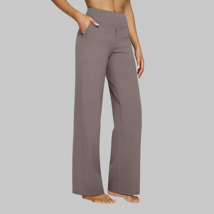 Aurelia Elegant Trousers In Soft Jersey With Straight Legs