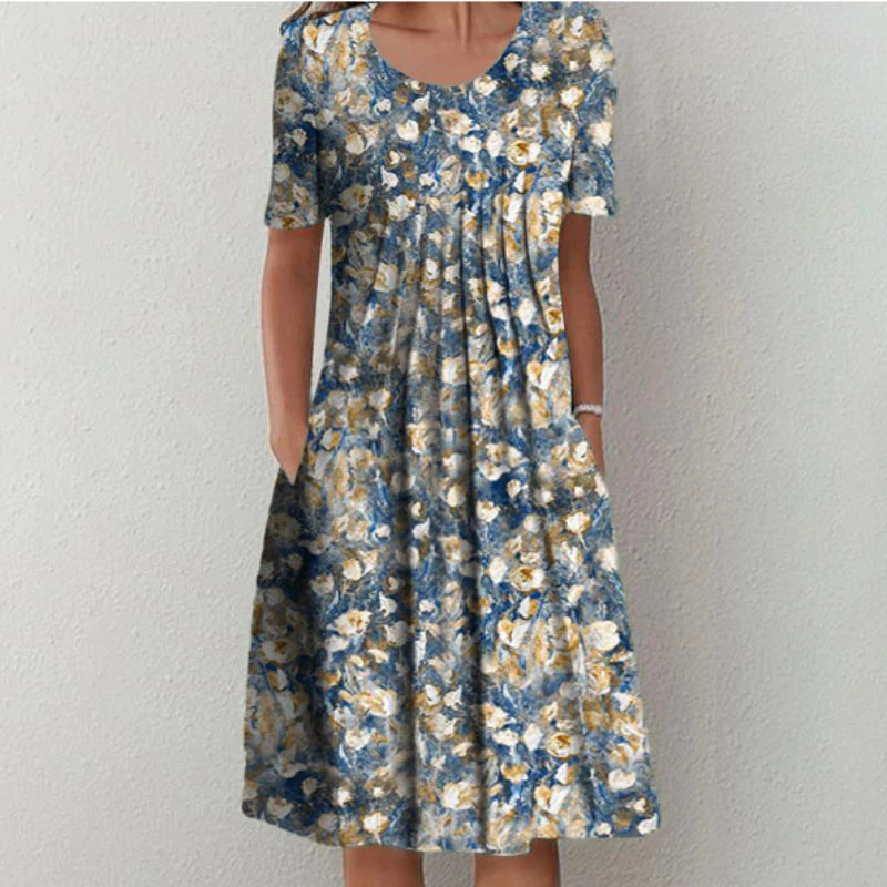 Nova Floral Dress with Pockets, Stylish and Casual Floral Look for All Day