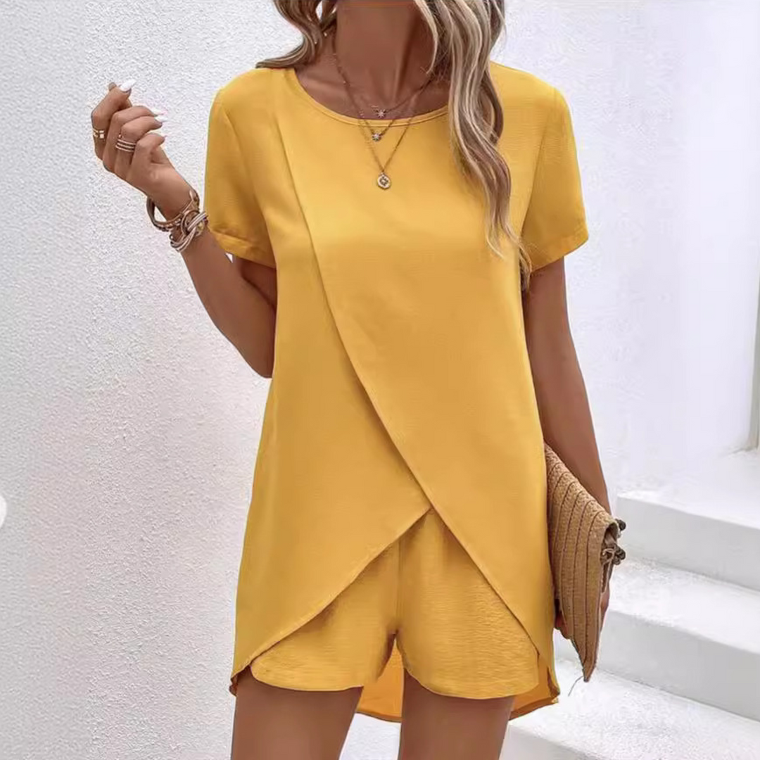 Aveline Elegant Summer Co-ord Lounge Set For Home And Casual Outings