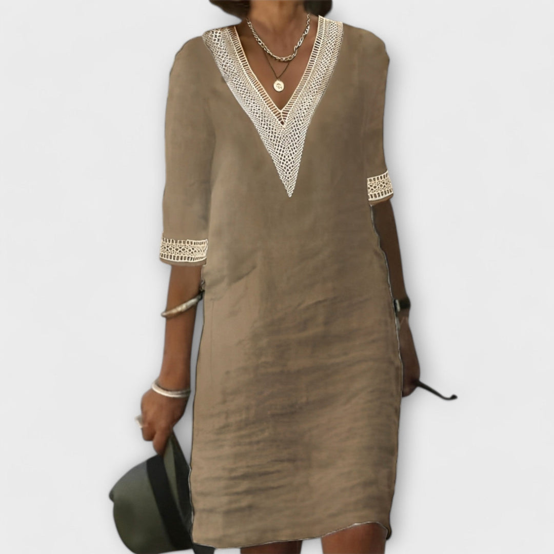 Nova Crochet Dream Dress With Timeless Elegance And Boho Charm Flowing Silhouette