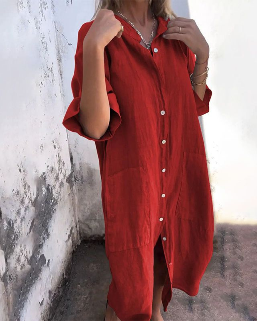 Nova Boho Shirt Dress For Everyday Style And Travel