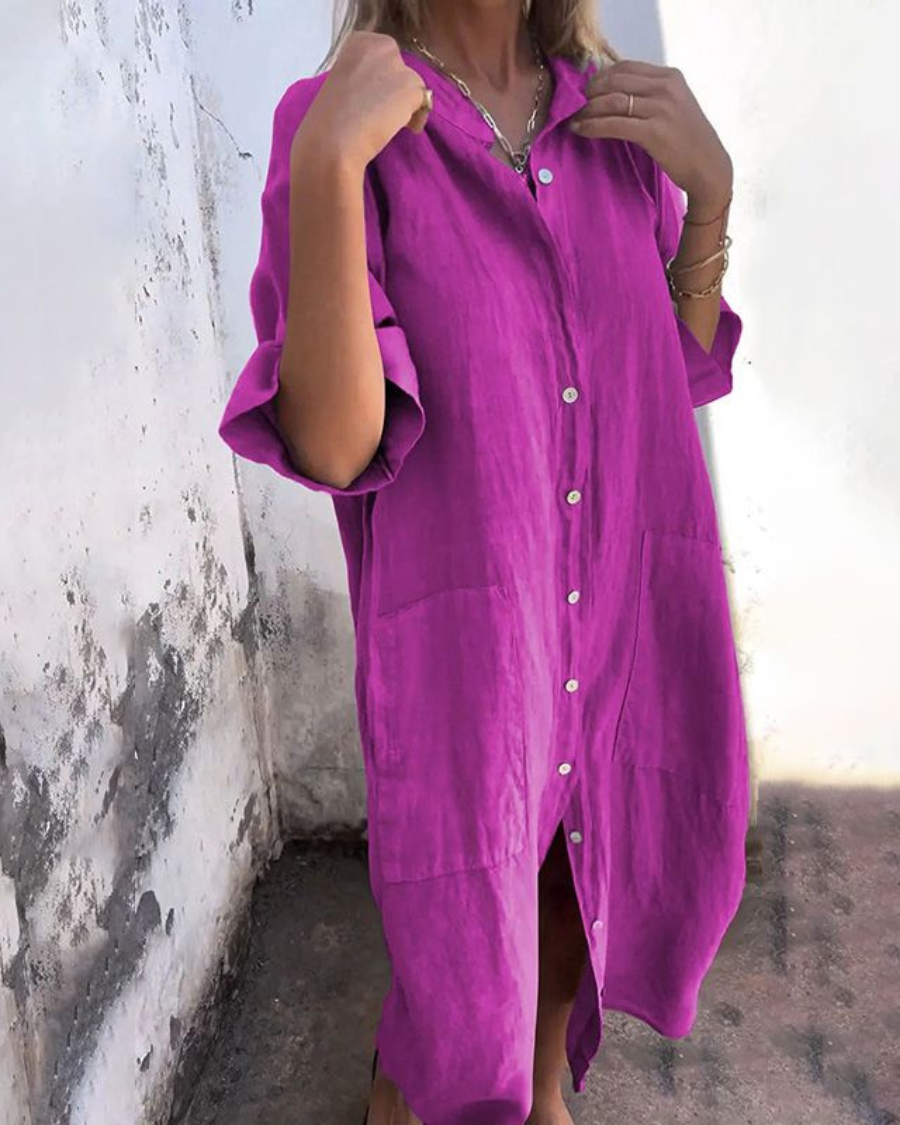 Nova Boho Shirt Dress For Everyday Style And Travel