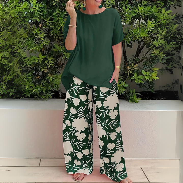 Mira Elegant Two Piece Set for Casual and Dressy Everyday Occasions