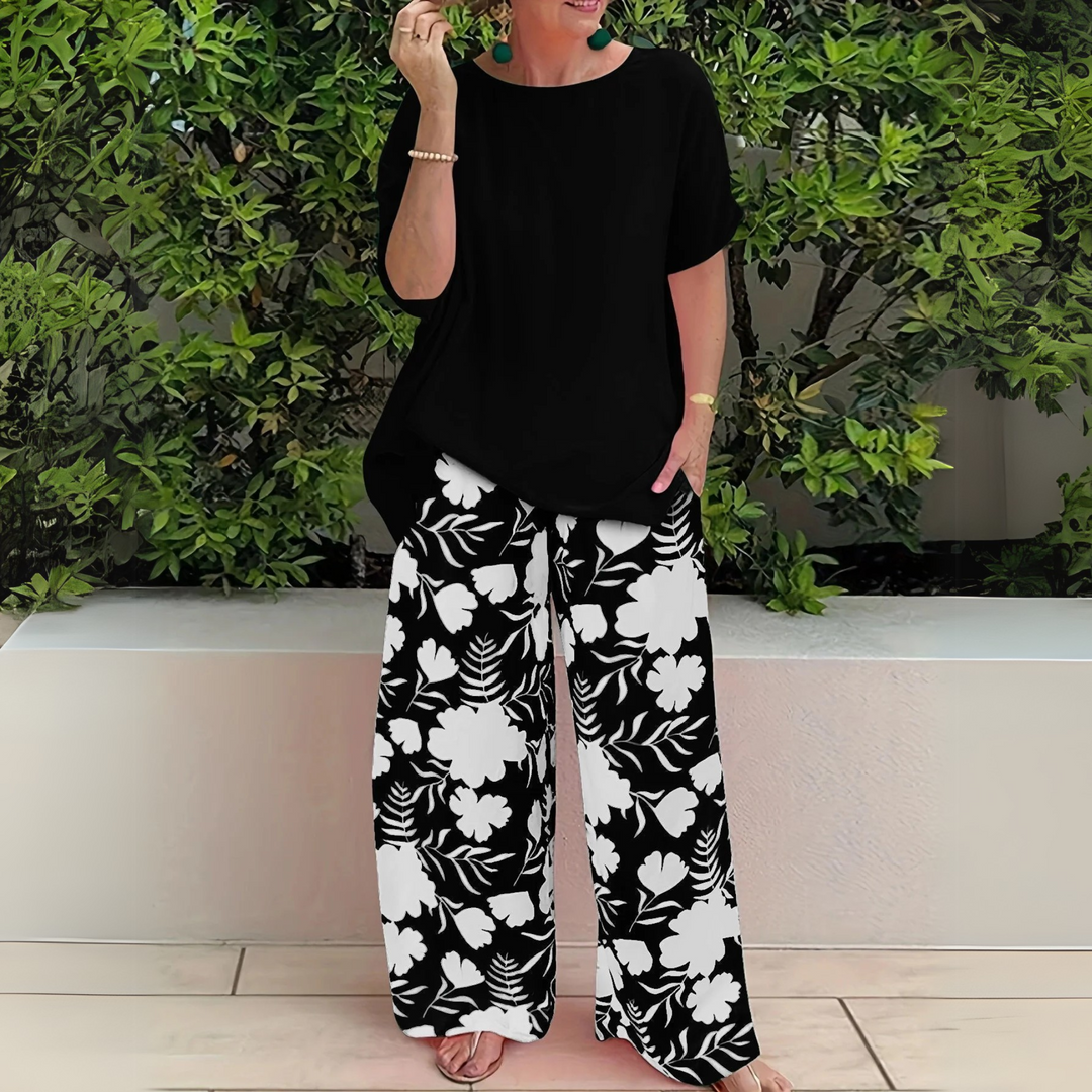 Mira Elegant Two Piece Set for Casual and Dressy Everyday Occasions