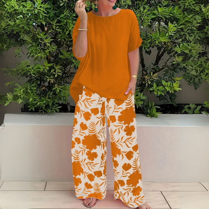 Mira Elegant Two Piece Set for Casual and Dressy Everyday Occasions