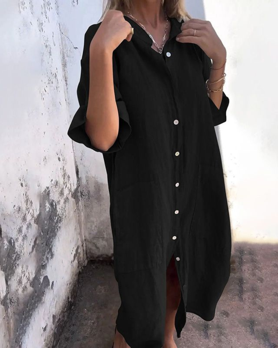 Nova Boho Shirt Dress For Everyday Style And Travel