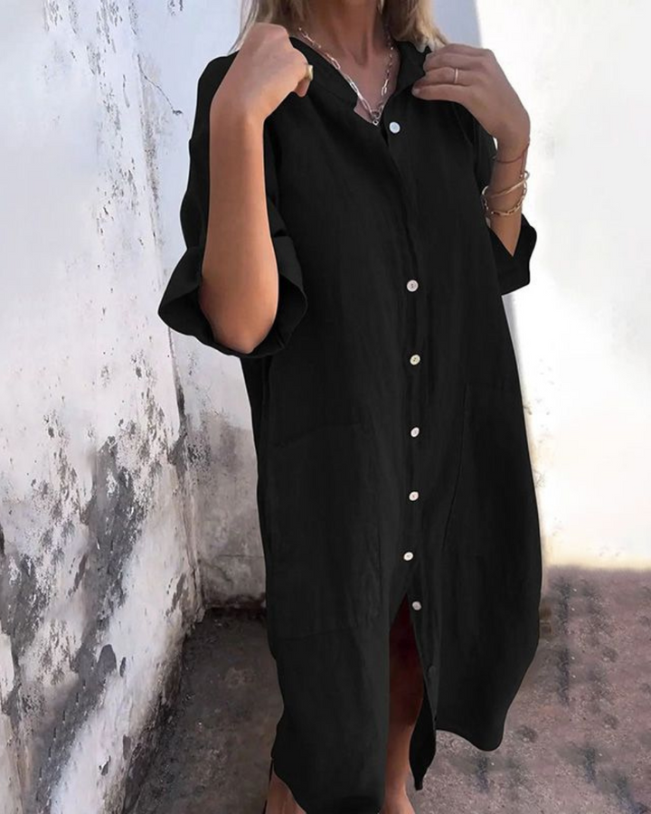 Nova Boho Shirt Dress For Everyday Style And Travel
