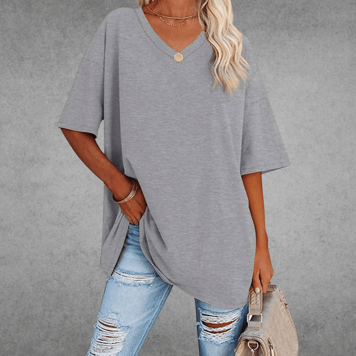 Coastline Women Spring V Neck Casual Top For Everyday Wear