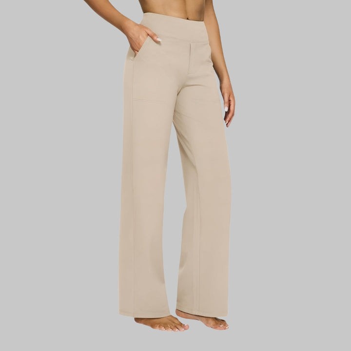 Aurelia Elegant Trousers In Soft Jersey With Straight Legs