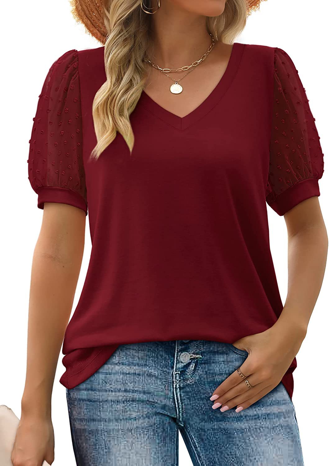 AstraLume Elegant V-Neck Top Elegant V-Neck Top