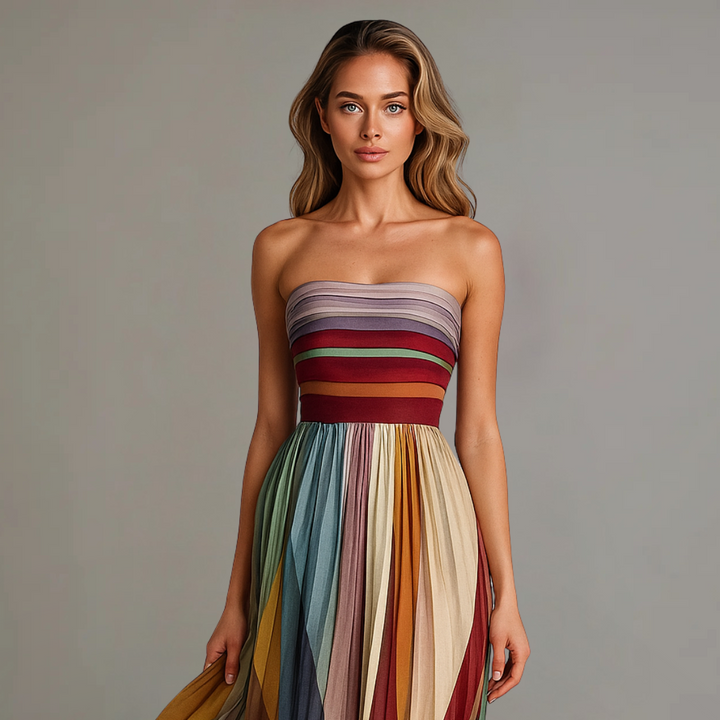 Nova Women’s Chic Holiday Glam Maxi Dress For Evening