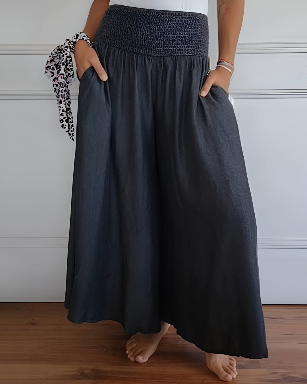 Avelyn Comfortable Pants With Elastic Waist For Women Everyday Casual Wear