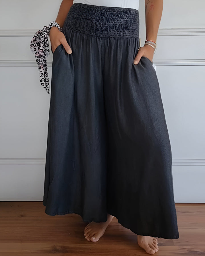 Avelyn Comfortable Pants With Elastic Waist For Women Everyday Casual Wear