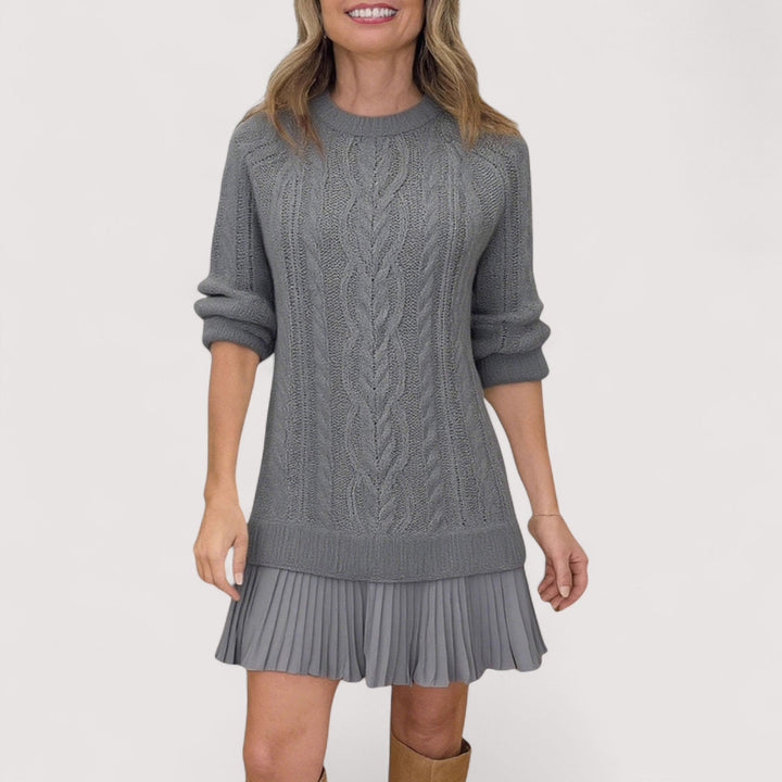 Lyra Studio | Chic Everyday Dress In Soft Knit For All Day Comfort And Elegant Style