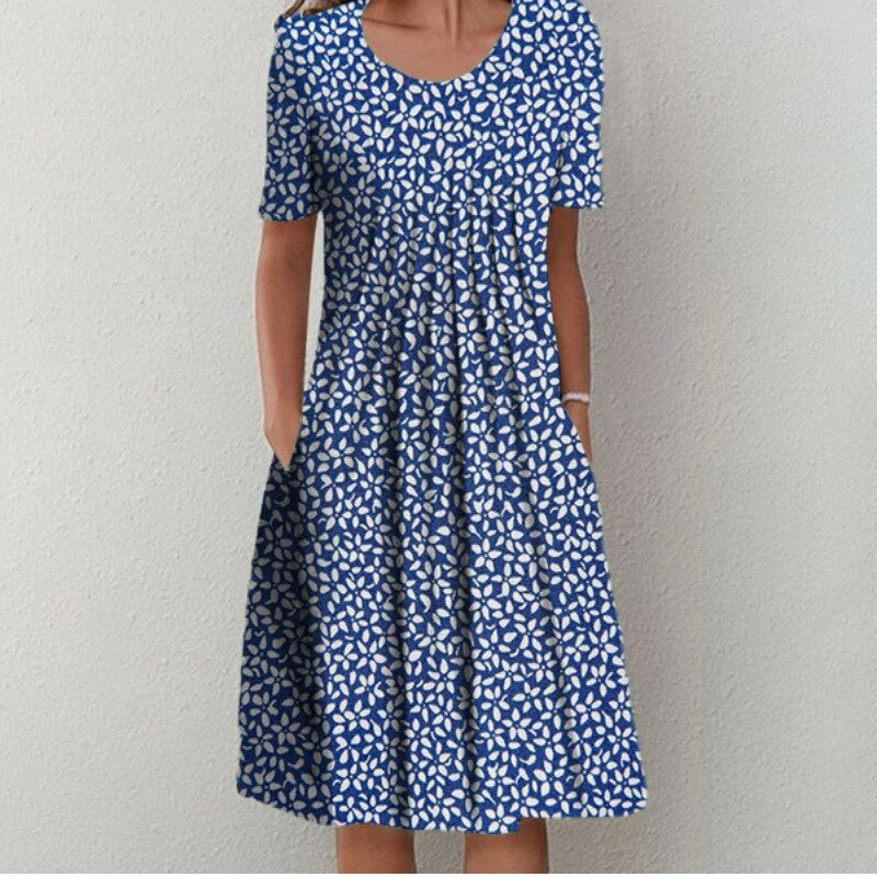 Nova Floral Dress with Pockets, Stylish and Casual Floral Look for All Day