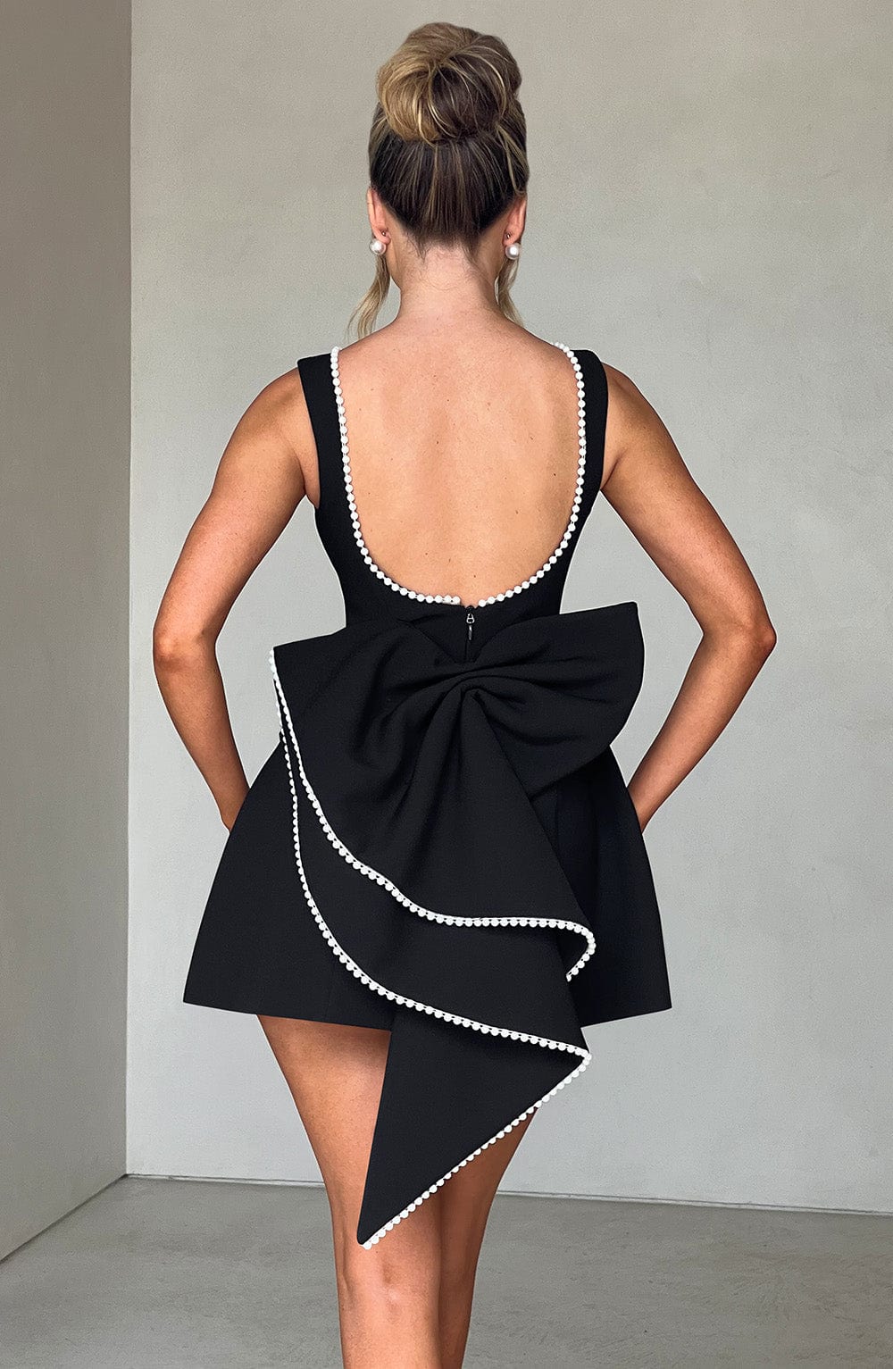 Asterra Wedding Guest Structured Mini Dress For Women