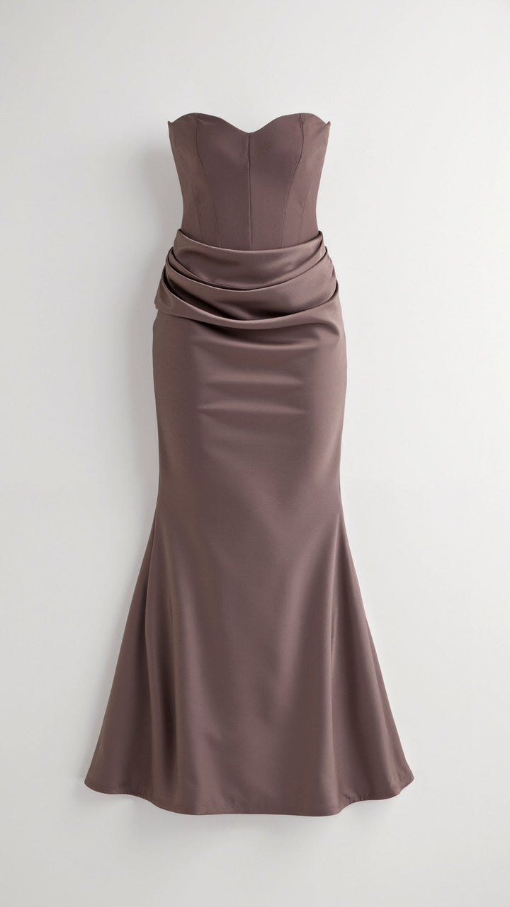 Aurelia Royale Women's Wedding Guest Column Maxi Dress