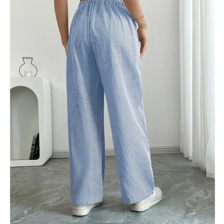 Nova Striped Pant With Pockets For Everyday Weekend Wear